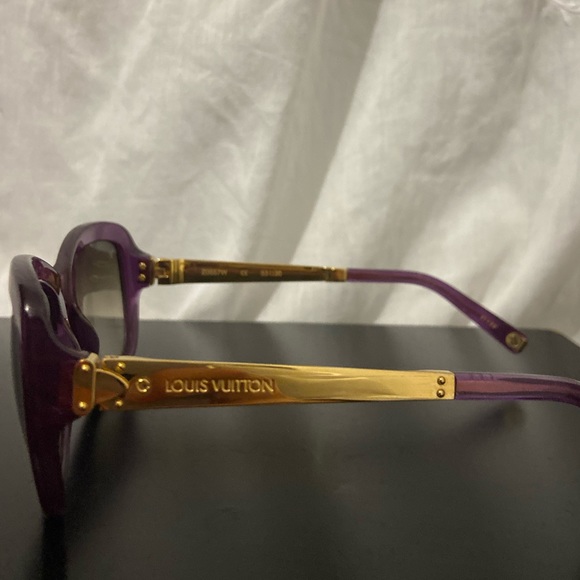 Louis Vuttion Purple Speckling Acetate Frame Soupcon Glasses - Picture 4 of 7
